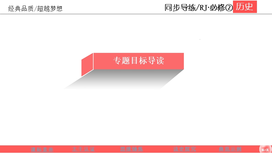 2019-2020学年人教版历史必修二同步导练课件：4-11　经济建设的发展和曲折 .ppt_第3页