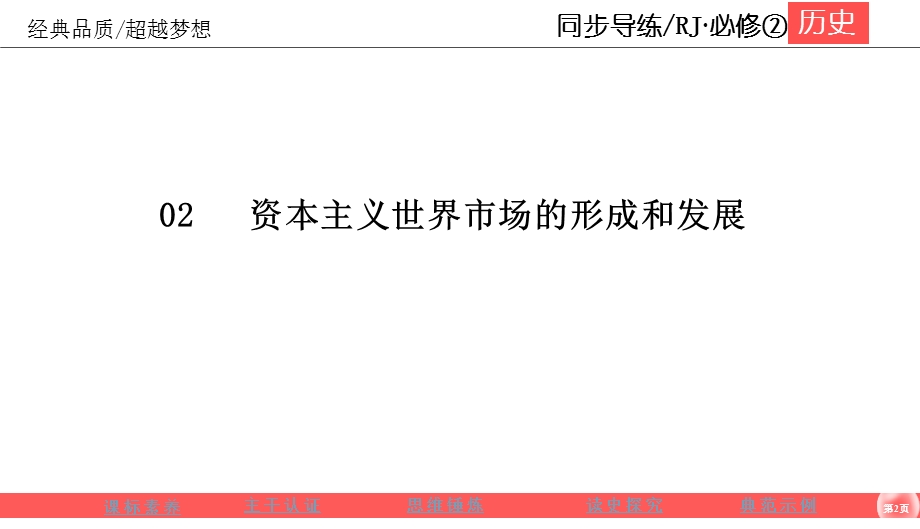 2019-2020学年人教版历史必修二同步导练课件：2-8　第二次工业革命 .ppt_第2页