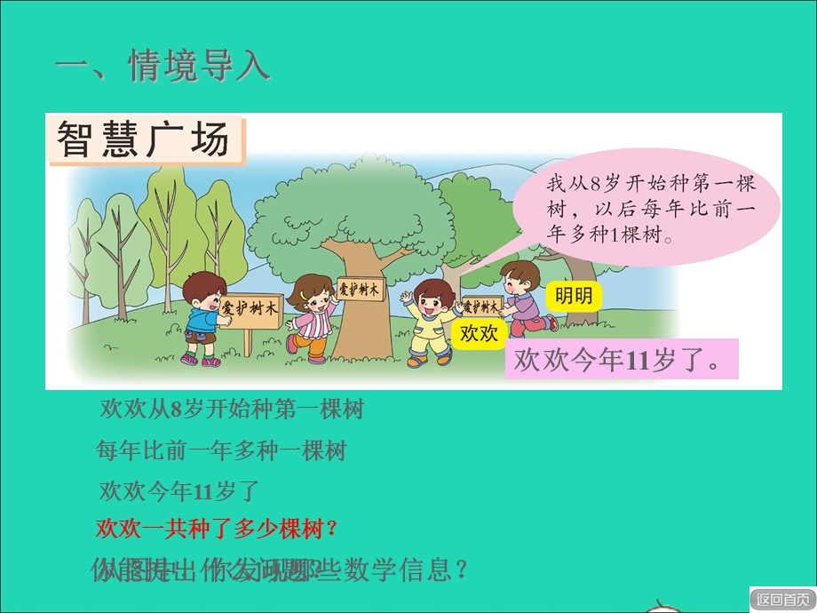 2022一年级数学下册 第7单元 100以内的加减法（二）智慧广场（二）表格列举法授课课件 青岛版六三制.ppt_第2页