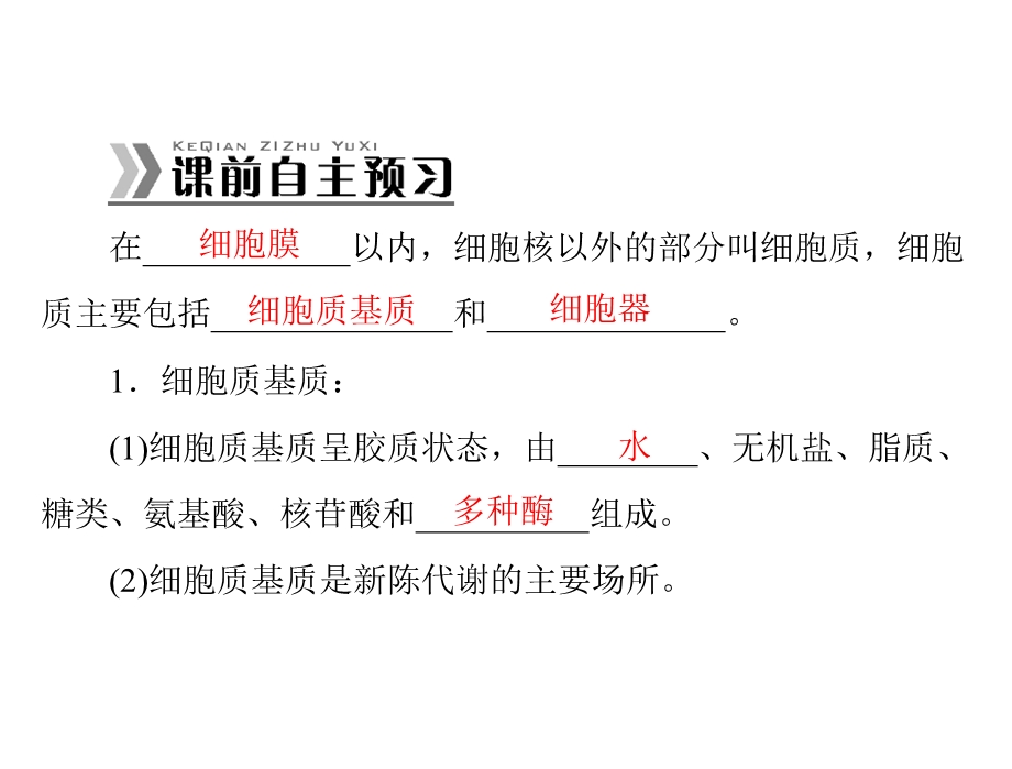 2014年生物新课标人教版必修3配套课件 第3章 第2节 细胞器——系统内的分工合作.ppt_第2页