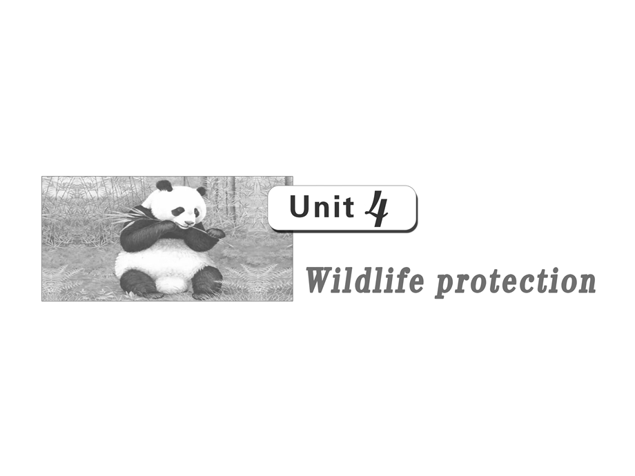 三维设计2012届复习英语课件（人教版）第一部分__必修二_UNIT4__WILDLIFE_PROTECTION.ppt_第1页