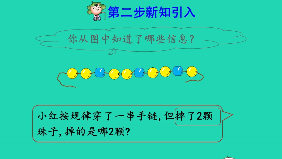 2022一年级数学下册 第7单元 找规律第3课时 用规律解决生活中的实际问题课前预习课件 新人教版.pptx_第3页