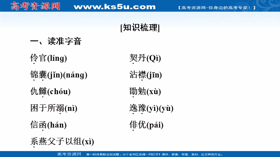 2021-2022学年人教版语文选修《中国古代散文欣赏》课件：第5单元 伶官传序 .ppt_第3页