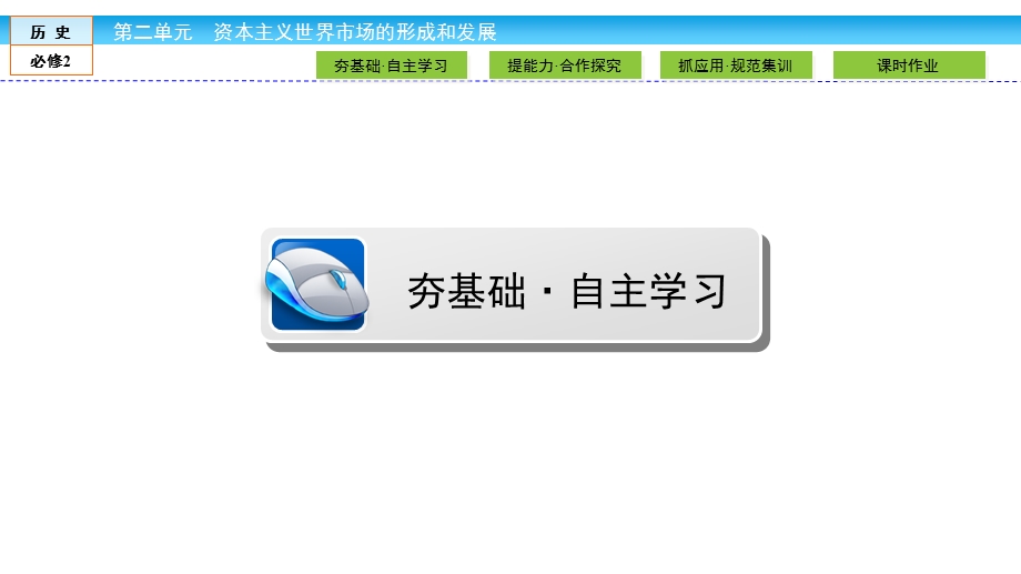 2019-2020学年人教版历史必修二培优学案课件：第2单元 资本主义世界市场的形成和发展2-5 .ppt_第3页