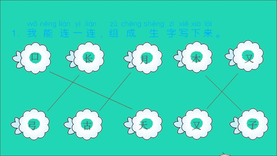 2022一年级语文下册 第1单元 识字2 姓氏歌课后练习课件1 新人教版.ppt_第2页