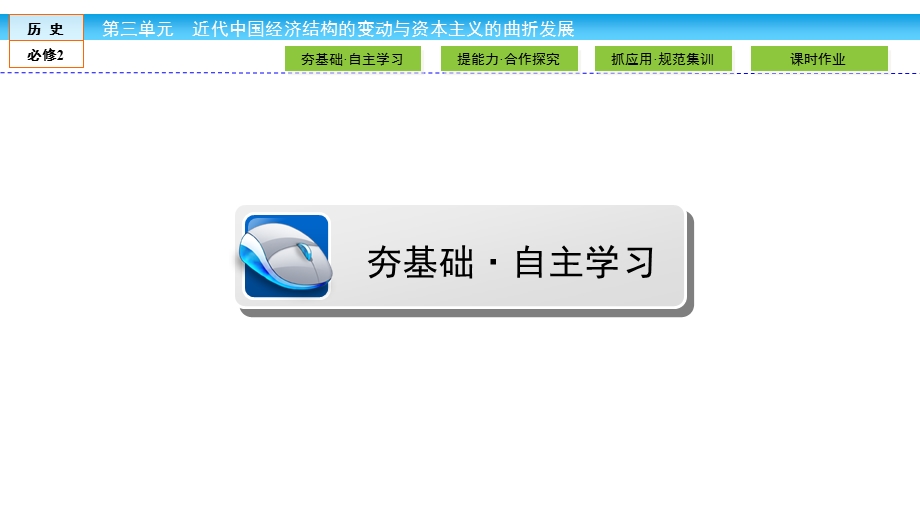 2019-2020学年人教版历史必修二培优学案课件：第3单元 近代中国经济结构的变动与资本主义的曲折发展3-9 .ppt_第3页