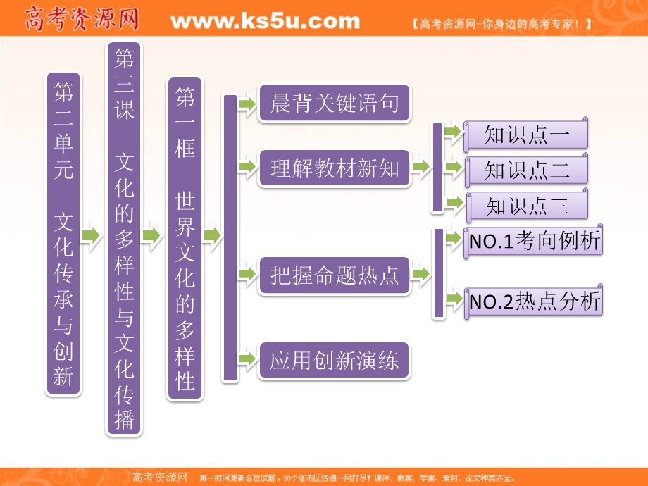 2013学年高二政治必修3课件（教师用书）：2.3.1世界文化的多样性.ppt_第1页