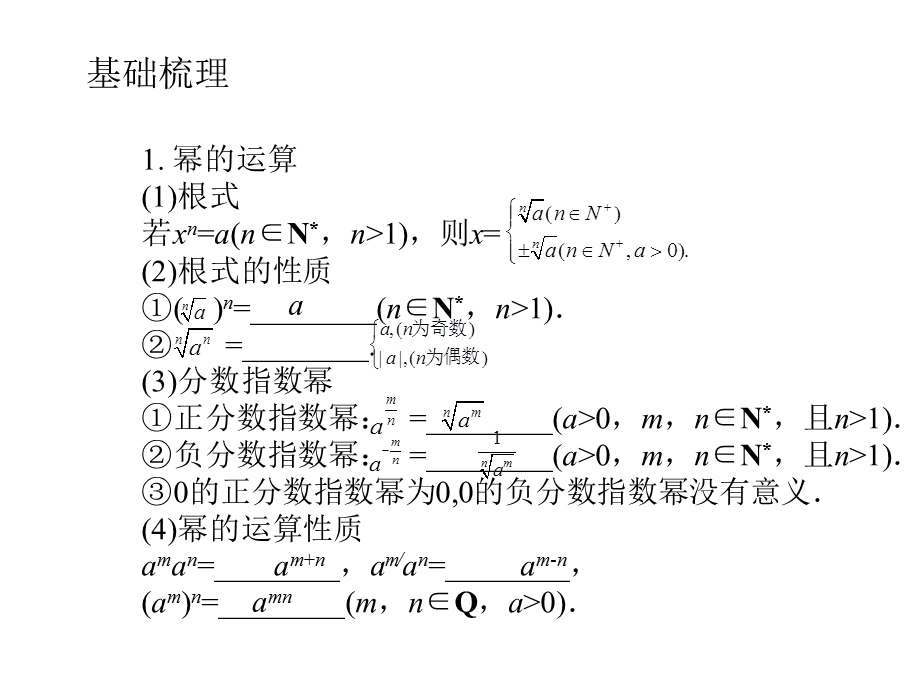 2012学案与评测理数苏教版：第2单元 第七节指数与指数函数（课件）.ppt_第2页