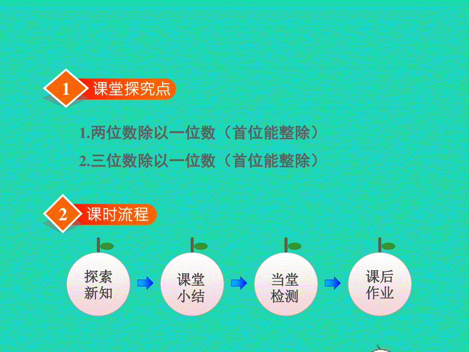 2021三年级数学上册 四 两、三位数除以一位数第2课时 两三位数除以一位数（首位能整除）授课课件 苏教版.ppt_第3页