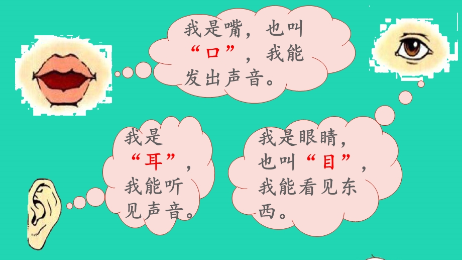 2022一年级语文上册 第1单元 识字（一）3口耳目第1课时上课课件 新人教版.pptx_第3页