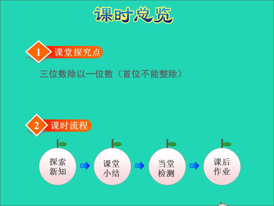 2021三年级数学上册 四 两、三位数除以一位数第5课时 笔算三位数除以一位数（首位不能整除）授课课件 苏教版.ppt_第3页