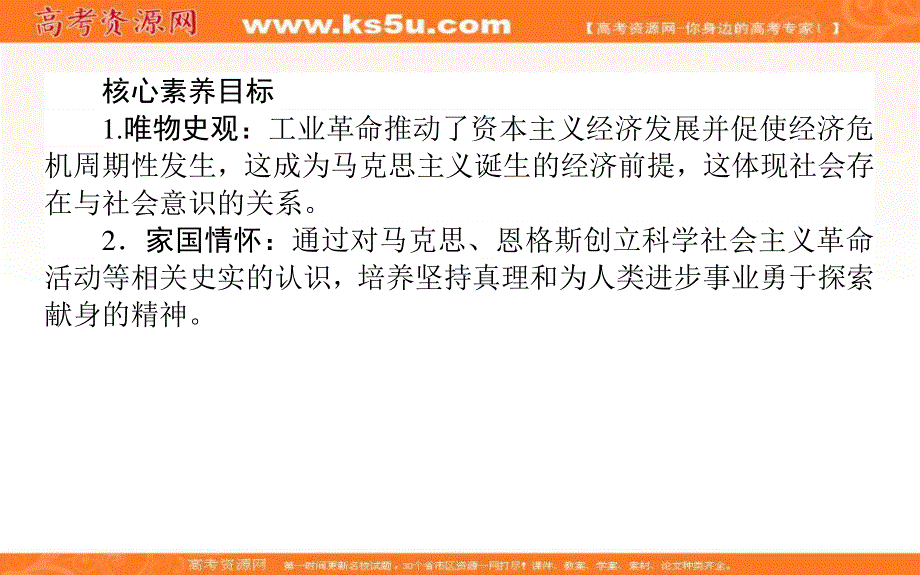 2021-2022学年人民版历史必修1课件：8-1 马克思主义的诞生 .ppt_第3页