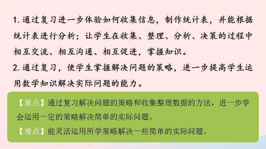 2023三年级数学下册 十 期末复习第5课时 解决问题的策略和统计课件 苏教版.pptx_第2页