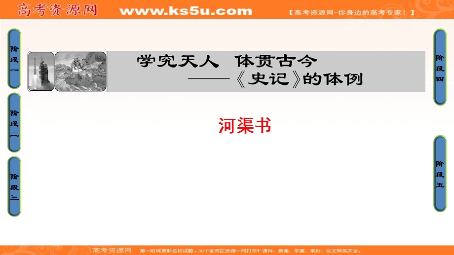 2016-2017学年苏教版高中语文选修（史记选读）课件：2 河渠书 .ppt_第1页