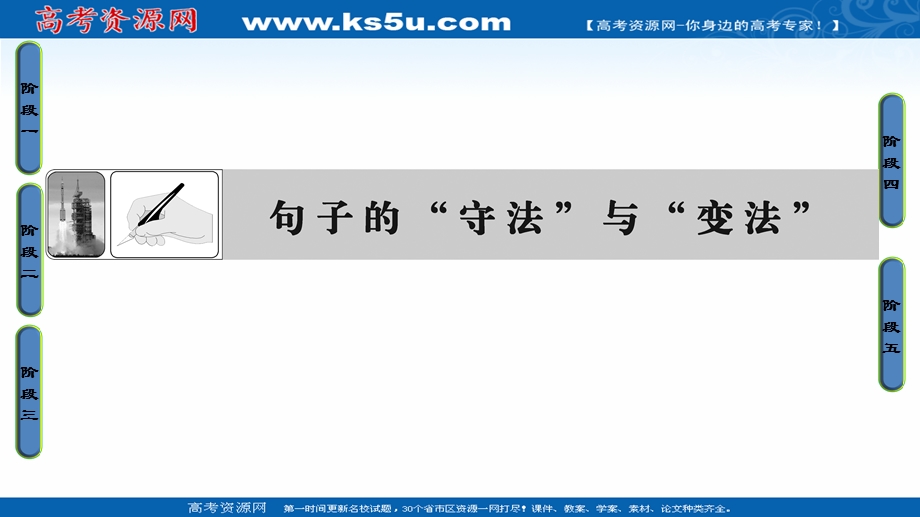 2016-2017学年苏教版高中语文选修（语言文字规范与创新）课件-句子的“守法”与“变法” .ppt_第1页