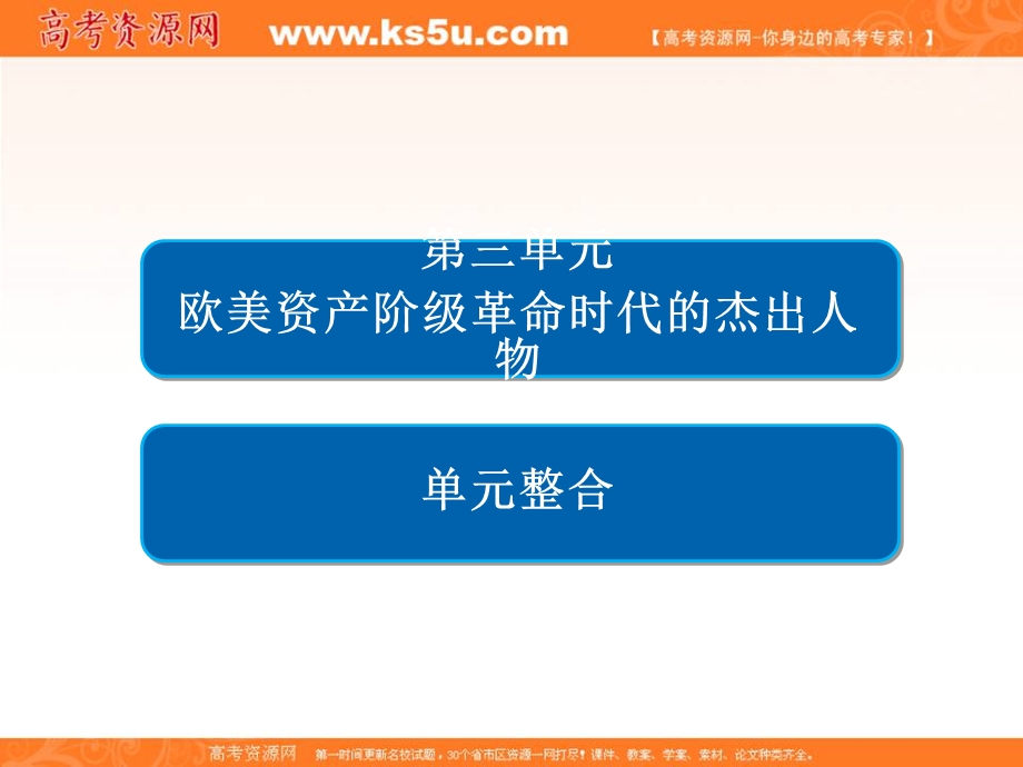 2019-2020学年人教版历史选修四中外历史人物评说配套课件：第三单元 单元整合　欧美资产阶级革命时代的杰出人物 .ppt_第2页