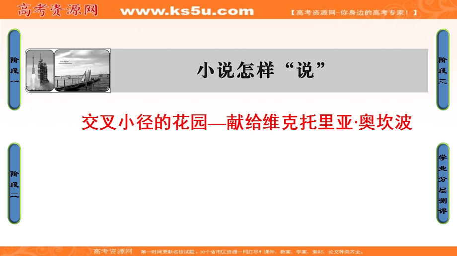 2016-2017学年苏教版高中语文选修（短篇小说选读）课件：5 交叉小径的花园—献给维克托里亚 奥坎波 .ppt_第1页