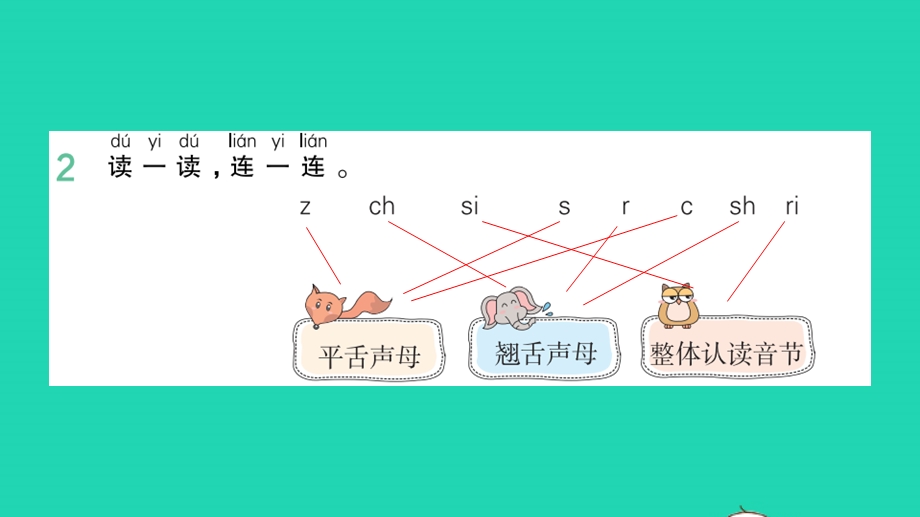 2022一年级语文上册 第2单元 汉语拼音 8 zh ch sh r作业课件 新人教版.pptx_第3页