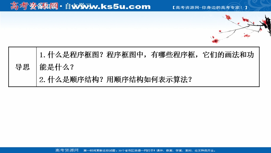 2021-2022学年数学人教A必修3课件：1-1-2-1 程序框图、顺序结构 .ppt_第3页