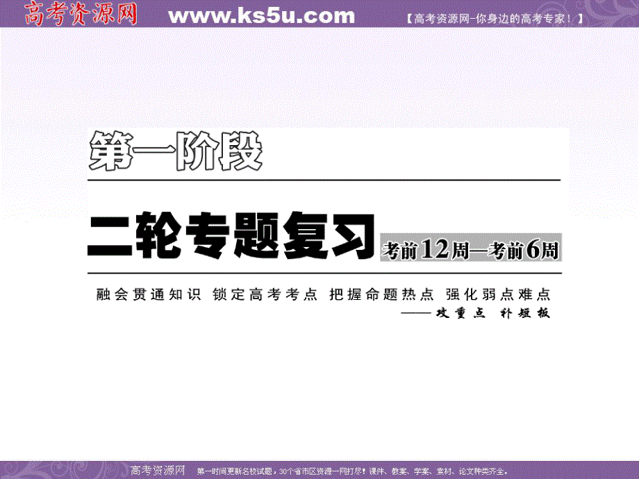 三维设计2013年高考数学（理）二轮复习 第一阶段 专题六 第一节 排列、组合、二项式定理.ppt_第2页