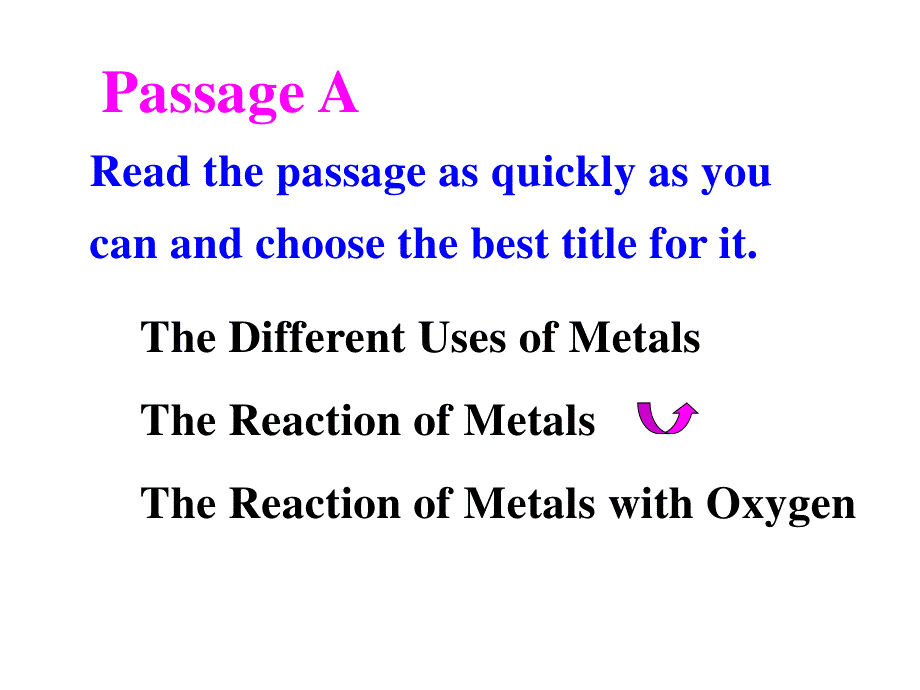 2014年秋高中英语同步课件：MODULE 5 A LESSON IN A LAB（第二课时）（外研版必修1）.ppt_第3页