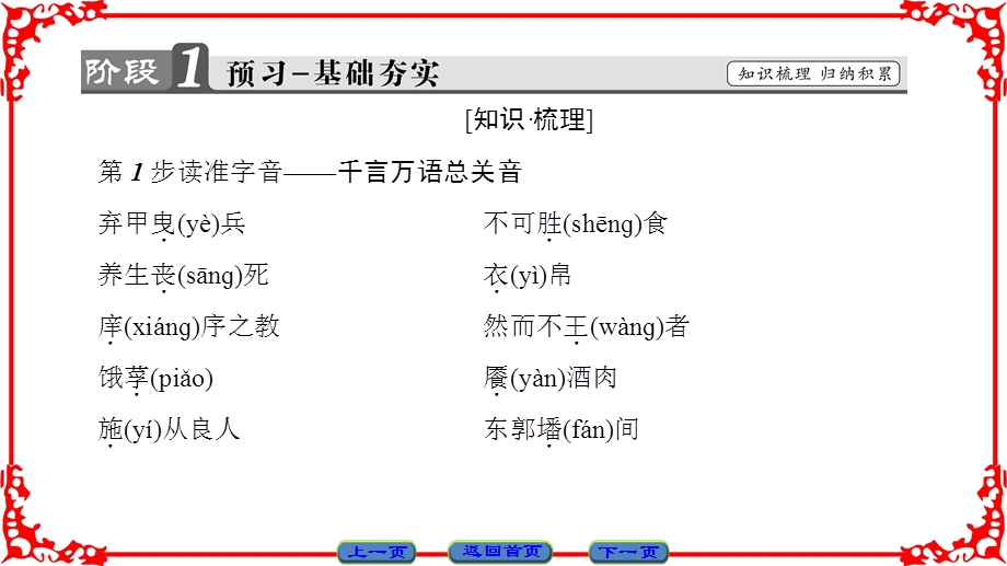 2016-2017学年语文选修先秦诸子选读（人教版）课件 第二单元 《孟子》选读 第2单元-一 .ppt_第2页