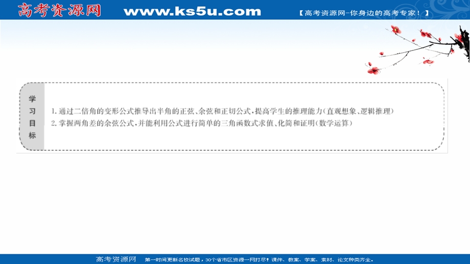 2021-2022学年数学人教A必修4课件：3-2 简单的三角恒等变换（一） .ppt_第2页