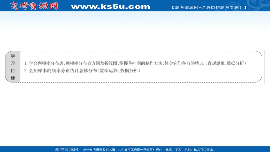 2021-2022学年数学人教A必修3课件：2-2-1 用样本的频率分布估计总体分布 .ppt_第2页