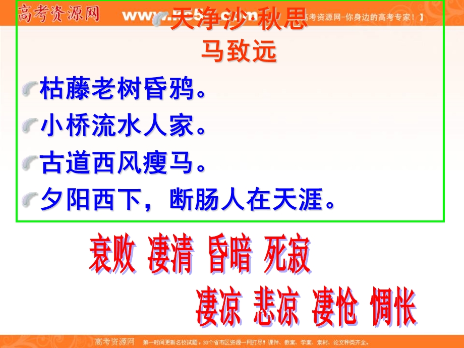 2013学年高二语文精品课件：3.11《说“木叶”》（新人教版必修5）.ppt_第2页