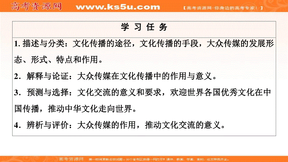 2019-2020学年人教版政治必修三课件：第2单元 第3课 第2框　文化在交流中传播 .ppt_第2页