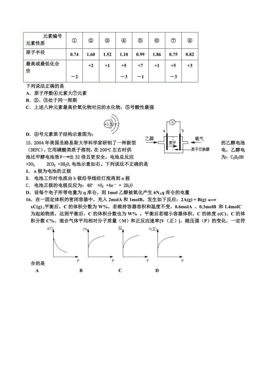 06届张家港沙洲中学高三考前指导化学供选题.doc_第3页