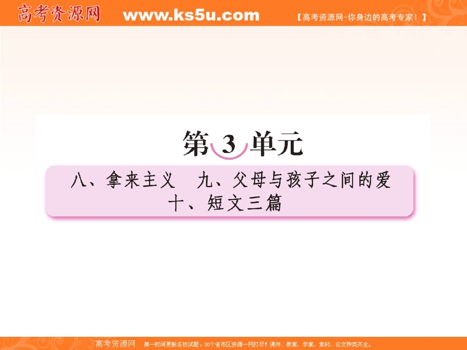 2013学年高二语文课件：第八课 拿来主义（新人教版必修4）.ppt_第1页