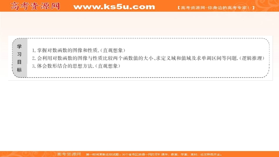 2021-2022学年数学北师大版必修一课件：第三章 5-5-3　对数函数的图像和性质 .ppt_第2页