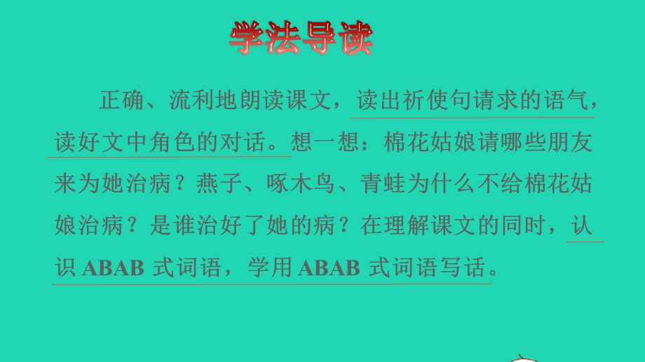 2022一年级语文下册 第8单元 第19课 棉花姑娘品读释疑课件 新人教版.pptx_第3页