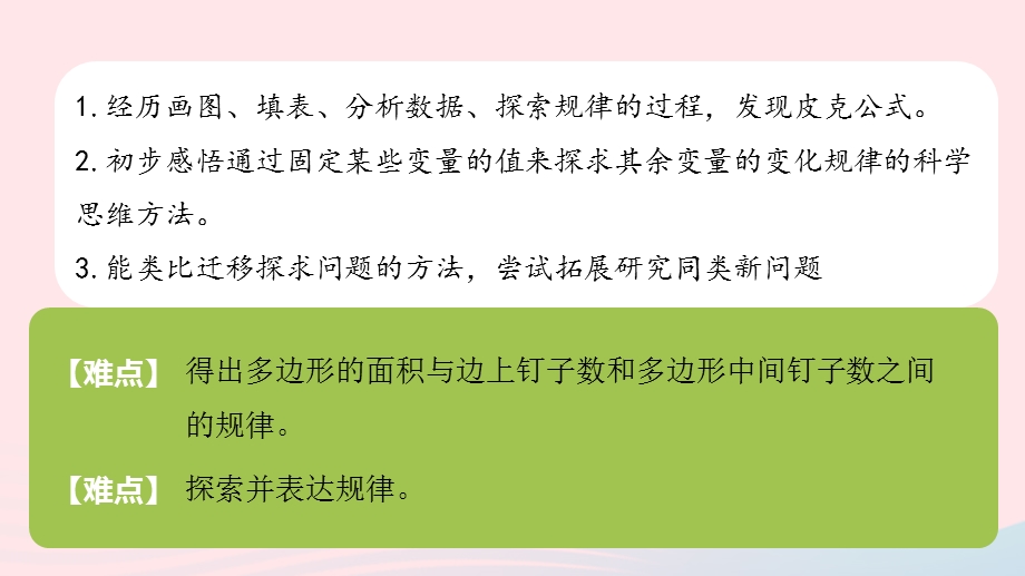 2023五年级数学上册 八 用字母表示数(钉子板上的多边形)课件 苏教版.pptx_第2页