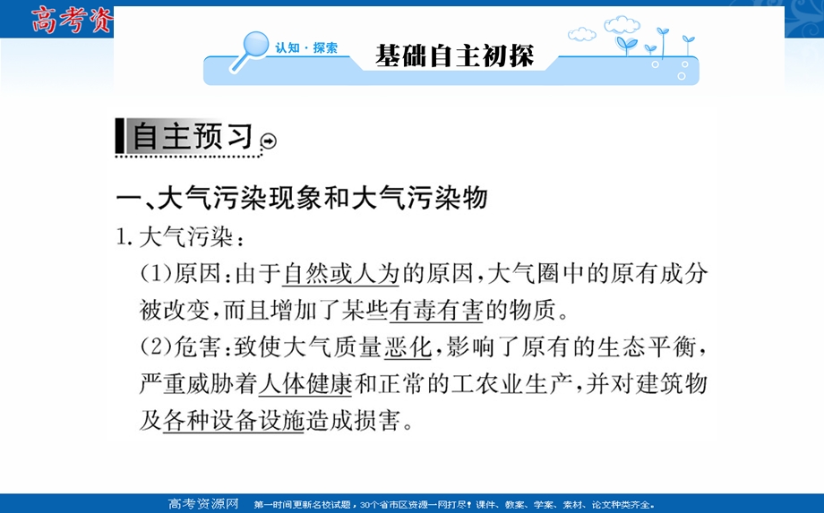 2016人教版地理选修6课件：第二章 第三节 大气污染及其防治.ppt_第2页