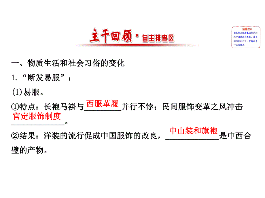 世纪金榜&2016届高考历史（岳麓版）一轮配套课件：第16讲-新潮冲击下的社会生活&交通与通讯的变化.ppt_第2页