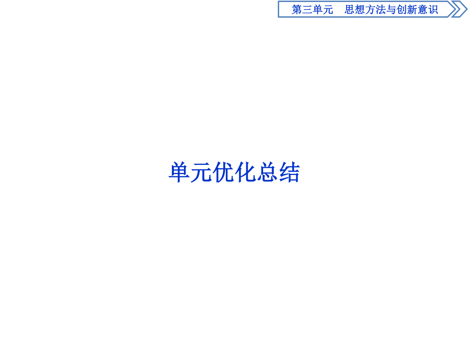 2019-2020学年人教版政治必修四同步课件：第三单元 单元优化总结 .ppt_第1页