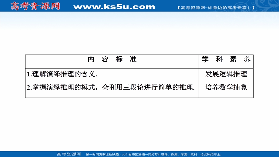 2020-2021学年人教A版数学选修1-2配套课件：2-1-2 演绎推理 .ppt_第2页