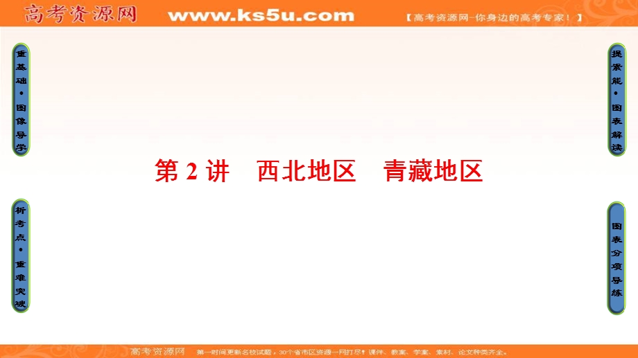 2018届高三地理一轮复习课件：区域地理第4部分 第2章 第2讲　西北地区　青藏地区.ppt_第1页