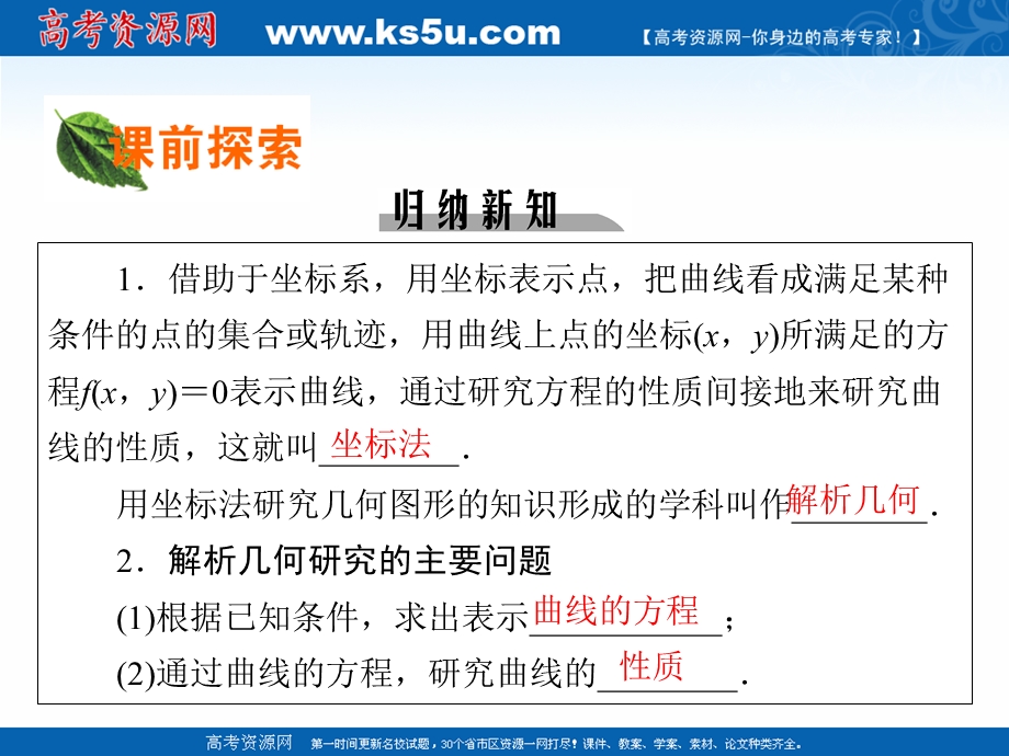 2020-2021学年人教A版数学选修2-1素养课件：2-1-2 求曲线的方程 .ppt_第3页