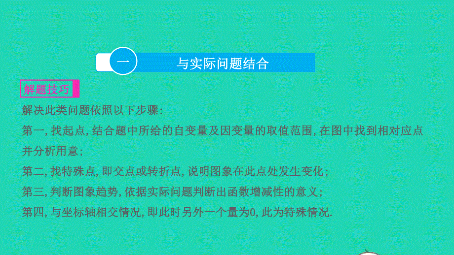 2022中考数学 第二部分 专题突破一 函数图象的判断与分析课件.pptx_第3页