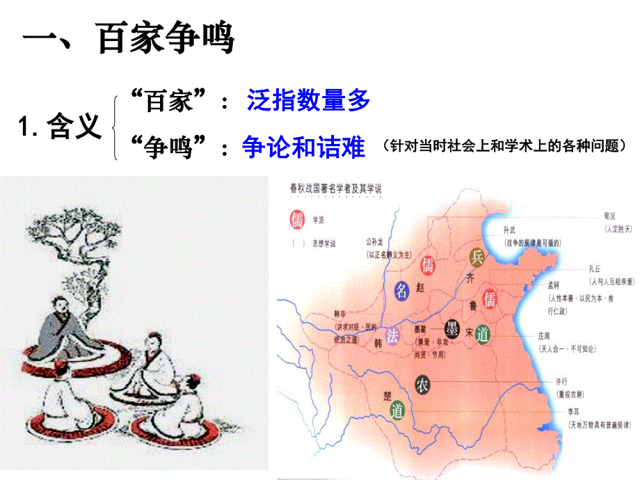 2016北师大版历史必修三课件：第一单元第1课 从百家争鸣到独尊儒术.ppt_第3页