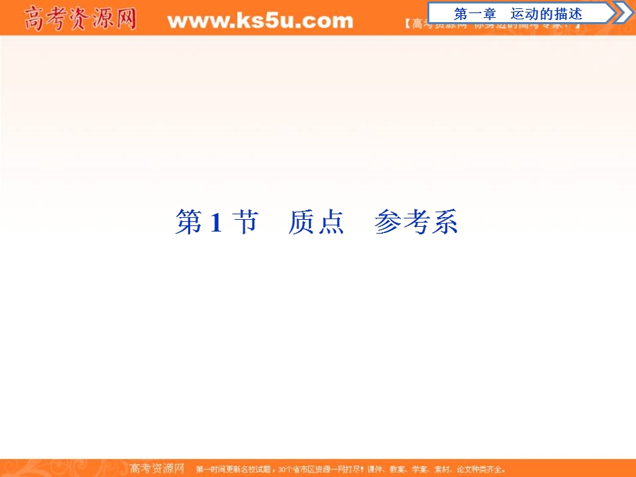 2019-2020学年人教版新教材物理必修第一册课件：第1章 1 第1节　质点　参考系 .ppt_第2页