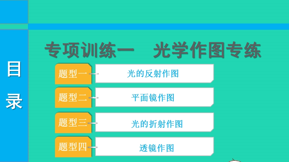 2022中考物理 第一部分 知识梳理 专项训练一课件.pptx_第1页