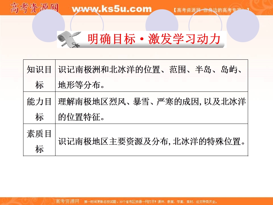 2019学而优区域地理导学案课件：南极洲和北冰洋.ppt_第2页