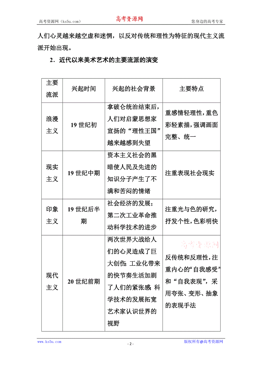 2019秋 金版学案 历史·必修3（人教版）演练：第八单元 单 元 整 合 WORD版含解析.doc_第2页