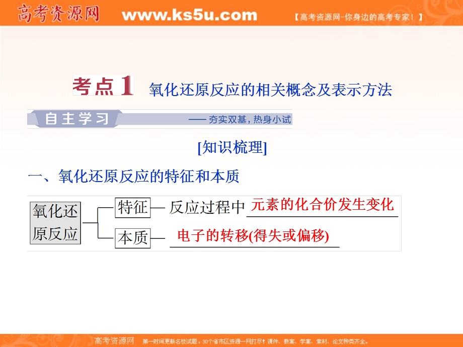2019新优化高考化学一轮（全国通用版）实用课件：第二章 4 第三讲　氧化还原反应 .ppt_第3页