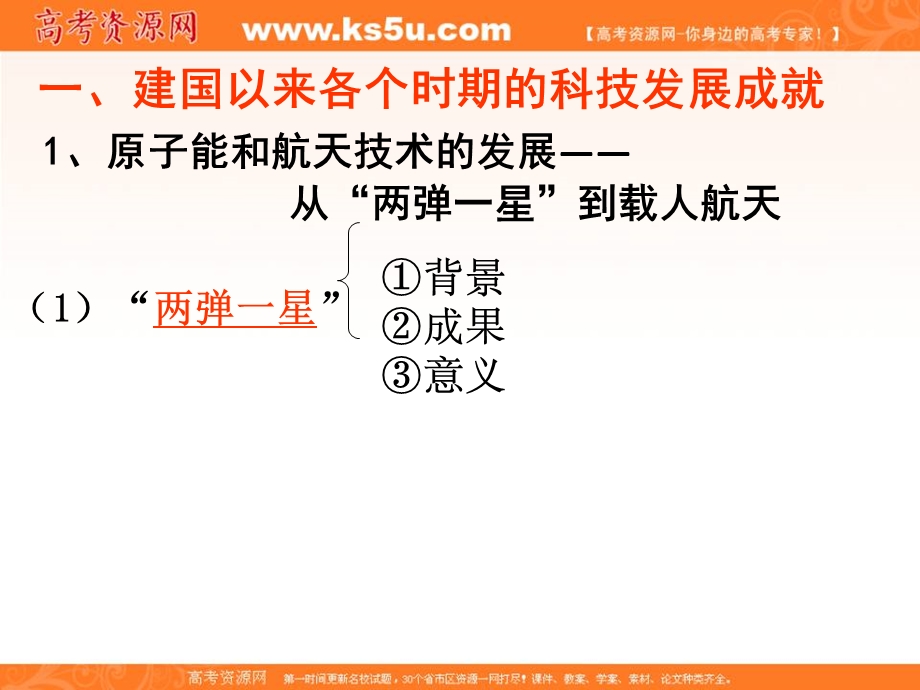 2016-2017学年人教版历史必修三 第七单元 第19课 建国以来的重大科技成就 课件 （共46张PPT） .ppt_第3页