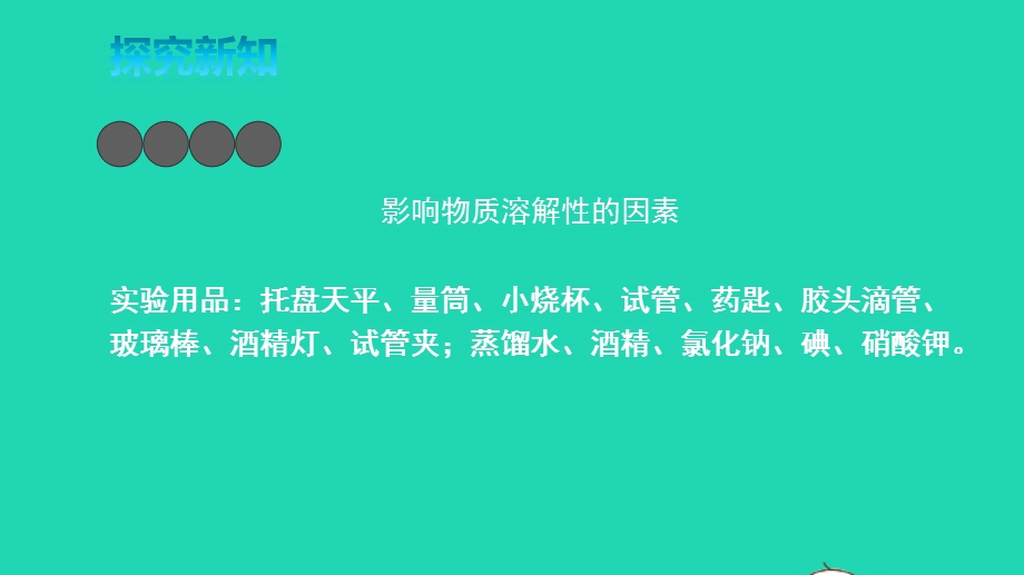 九年级化学下册 第八单元 海水中的化学 第二节 海水晒盐 二 溶解度教学课件 （新版）鲁教版.pptx_第3页